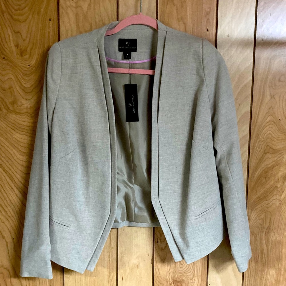 NWT Worthington women’s professional tan blazer